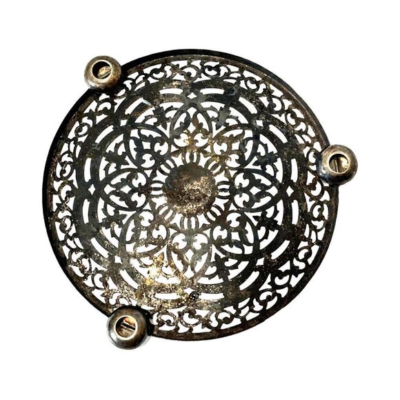Antique Hot Pan Undeplate Silver plated - Picture 1 of 4